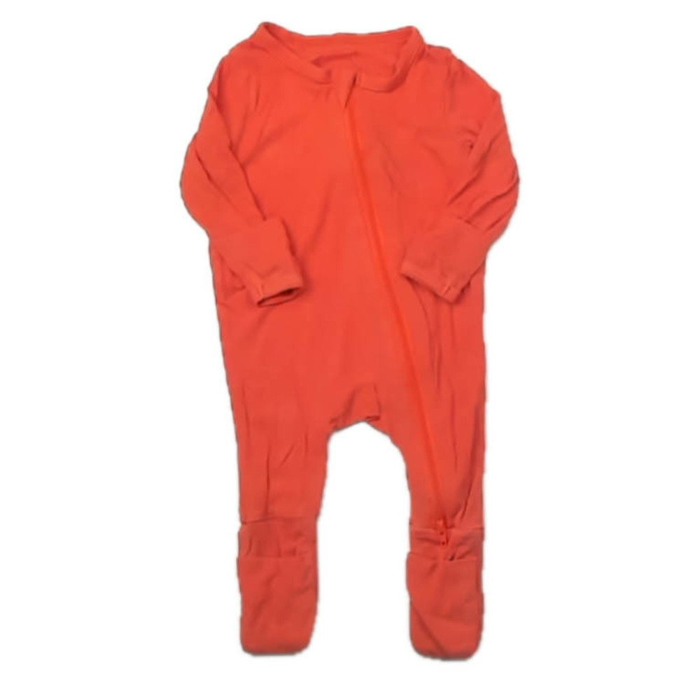 Scainf Boys Orange 1-piece Non-footed Pajamas size: 0-3 Months